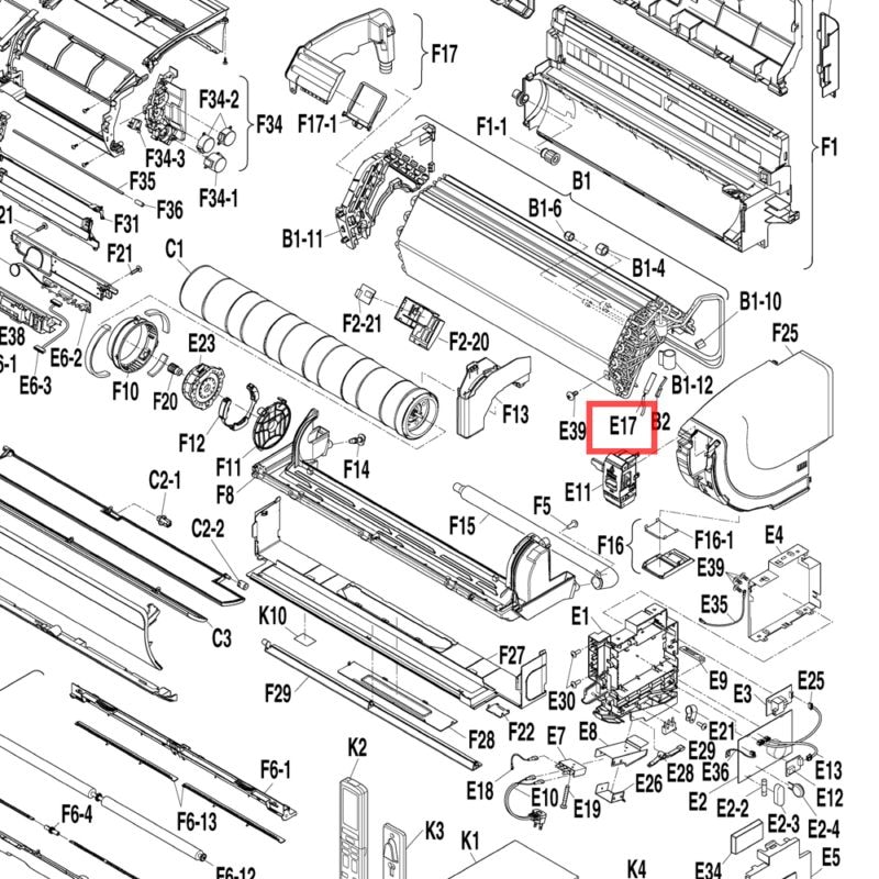 ダイキン DAIKIN エアコン サーミスタ組立品 2097341｜パーツコム