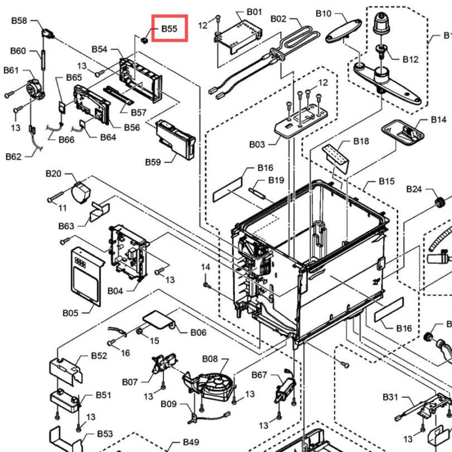 パナソニック Panasonic 食器洗い乾燥機 ロックケースA ANP1754-15X0