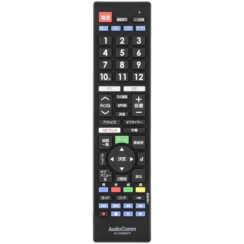 在庫あり】オーム電機 OHM AudioComm テレビリモコン パナソニック