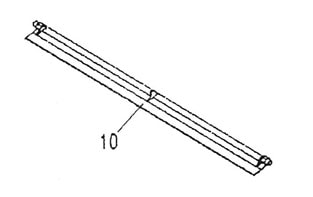 エアコン補修部品 フラップ(ルーバー) 品番：623 308 2004 サンヨー製