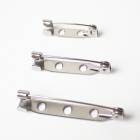 アレルギー対応 ステンレス  【9. サージカルステンレス 造花ピン 32mm】 5個売り ブローチピン シルバー ステンレス 変色しにくい ブローチ コサージュ パーツ 金具 素材 材料 ハンドメイ