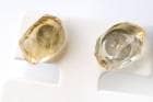 【日本製】ピアス シトリン さざれカット ブラジル産 ステンレス シルバー 金属アレルギー対応 天然石 金属アレルギー対応  アカネ|ピアス・イヤリング|天然石アイテム