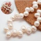 【103. 淡水パール ビーズ クレオパトラ】1連（4-5ｍｍ/7-8ｍｍ）国内発送 ◆淡水真珠 バロック|パール|天然石アイテム