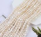 【127】 ポテト 淡水パール (約2.5-3mm)1連 ホワイト パール パワーストーン 天然石 ビーズ パーツ DIY 国内発送|パール|天然石アイテム