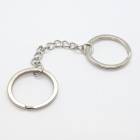 キーホルダーパーツ【16.ダブル二重カン】【10個売り】カニカン 二重カン 回転カン まとめ売り バッグチャーム キーリング ストラップ チャーム 副資材 エンドパーツ ハンドメイド 金具 バラ DIY 国内発送