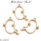 メタルフレーム【74.おばけ】【1個売り】ゴースト 魔女 おばけ ハロウィン パンプキン レジン枠 クリア ピアス キット(※※※)  DIY  国内発送|レジン　封入パーツ|ハンドメイド パーツ 