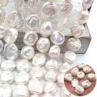 淡水パール ビーズ コイン バロック  14ｍｍ 〜 19ｍｍ 1個売り 高品質 パーツ ハンドメイド|パール|天然石アイテム