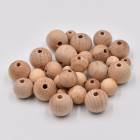 ウッドパーツ【54. ウッドビーズ ケヤキ 】12mm【20個】丸ビーズ 欅 白木 天然素材 ハンドメイド|ウッドビーズ|ハンドメイド パーツ 