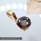 アンデシン ラウンド 約0.4ct K18 ペンダントトップ チベット産 天然石 日本製【HOS】|ペンダントトップ|ジュエリー・アクセサリー