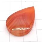 ルース　【カーネリアン ドロップ型】  1粒 シズク  天然石 国内発送 ケース付き ネコポス便|ルース|天然石アイテム