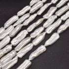 【175. 淡水パール ビーズ  スティック 約4-5mm】1連 売り 国内発送 ◆淡水真珠 バロック 高品質|パール|天然石アイテム