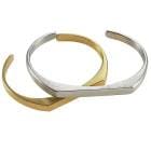 【メール便送料無料】 ステンレス シンプル バングル【37 】1個 ユニセックス 金属アレルギー対応 ゴールド シルバー|ブレスレット|ジュエリー・アクセサリー