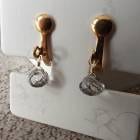 金属アレルギー対応 ブラックルチル イヤリング ドロップ ステンレス ゴールド ネジ式 ねじ式 ネジバネ式 天然石  自社製|ピアス|ジュエリー・アクセサリー