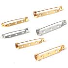 サージカルステンレス(316) 造花ピン 19/25/32mm 5個売りシルバー　ゴールド　ブローチピン|基礎パーツ|ハンドメイド パーツ 