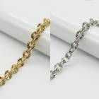 【切り売り/約1m】【#161 模様入りあずき 2.8mm幅】 サージカル ステンレス チェーン 金属アレルギー対応 316 アクセサリー材料 ハンドメイド DIY 国内発送 アクセサリー パーツ チ