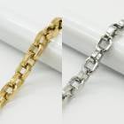 【切り売り/約1m】【#166 角線あずき 4mm幅】 ステンレス304 チェーン 金属アレルギー対応 304 アクセサリー材料 ハンドメイド DIY 国内発送 アクセサリー パーツ チェーン 金属ア