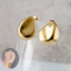 金属アレルギー対応 ステンレスピアス 【170. オーガニック ドロップ ピアス】 ゴールド ピアス スタッド メール便送料無料 国内発送|ピアス|ジュエリー・アクセサリー