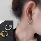 金属アレルギー対応【片耳】213. フープピアス 2.5mm 1個 ステンレス リングス レディース メンズ アクセサリーシンプル|ピアス|ジュエリー・アクセサリー