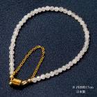 ムーンストーン ブレスレット 天然石 神秘的 宝石 癒し 高級感 エレガント スピリチュアル パワーストーン ヒーリング お守り アクセサリー 上品 繊細 美しい ホワイト プレゼント ギフト シンプ