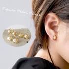 【266. 淡水パール フラワー ピアス 6mm 1ペア】 シルバーポスト 花 シンプル 真珠 オケージョン フォーマル 入学式 卒業式 結婚式【メール便送料無料】|ピアス|ジュエリー・アクセサリー