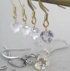 天然石 ピアス 6mm ハートカット カットストーン サージカルステンレス フック型 シンプル 上品 大人 ナチュラル アクセサリー ギフト プレゼント 耳飾り ハンドメイド レディース おしゃれ 透