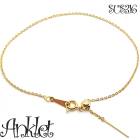 ステンレス製【SUS316】アンクレットAnklet スライドボール   ゴールド／シルバー金属アレルギー対応|ブレスレット|ジュエリー・アクセサリー