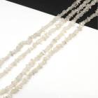 【約80cm】約2×1mm  天然石　ムーンストーン さざれ石 ビーズ  ハンドメイド パワーストーン アクセサリー|その他