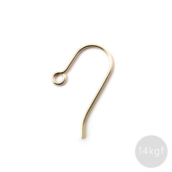 刻印入り】14KGF ゴールドフィルド ピアスフック 0.76×18mm 金属