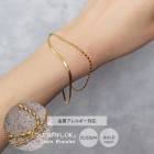 ブレスレット ステンレス レディース つけっぱなし ユニセックス 金属アレルギー ゴールド プレゼント サイズ調整可