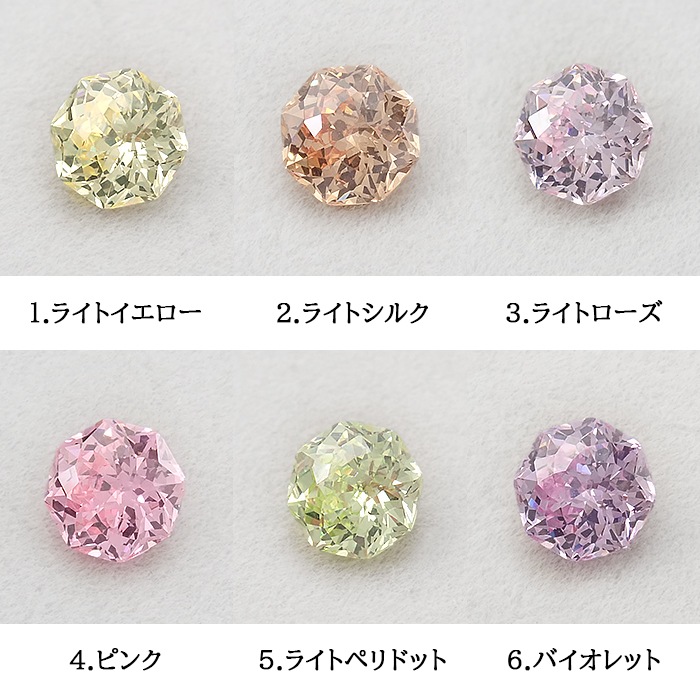 最高品質5Aグレード】キュービックジルコニア 【19-1. ラウンドカット