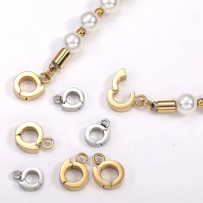 ステンレス304 クリッカー 1個 開閉式 バチカン 金具 ハンドメイド