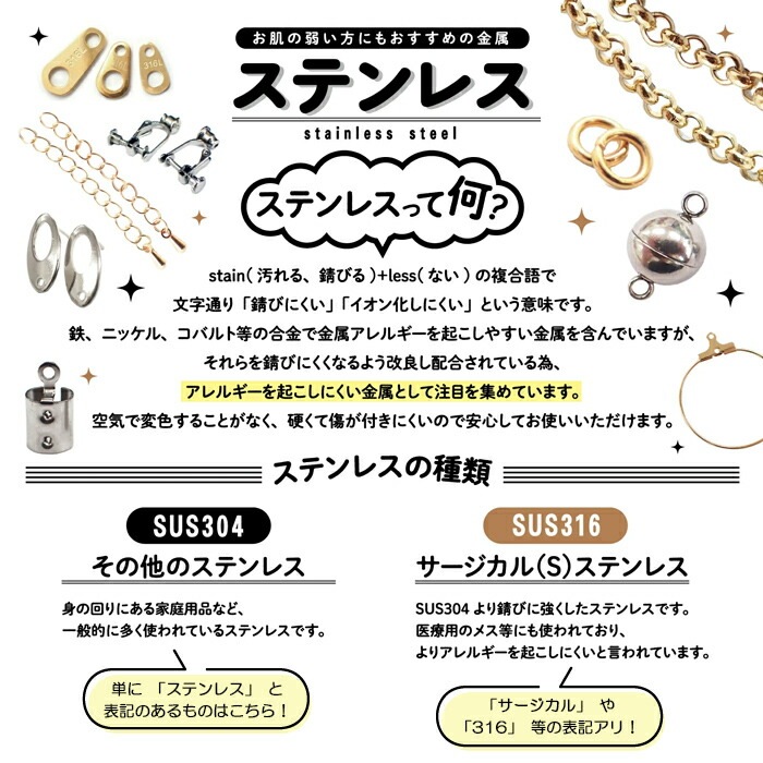 アレルギー対応 ステンレス ステンレス 09-s. チャーム ペンダント