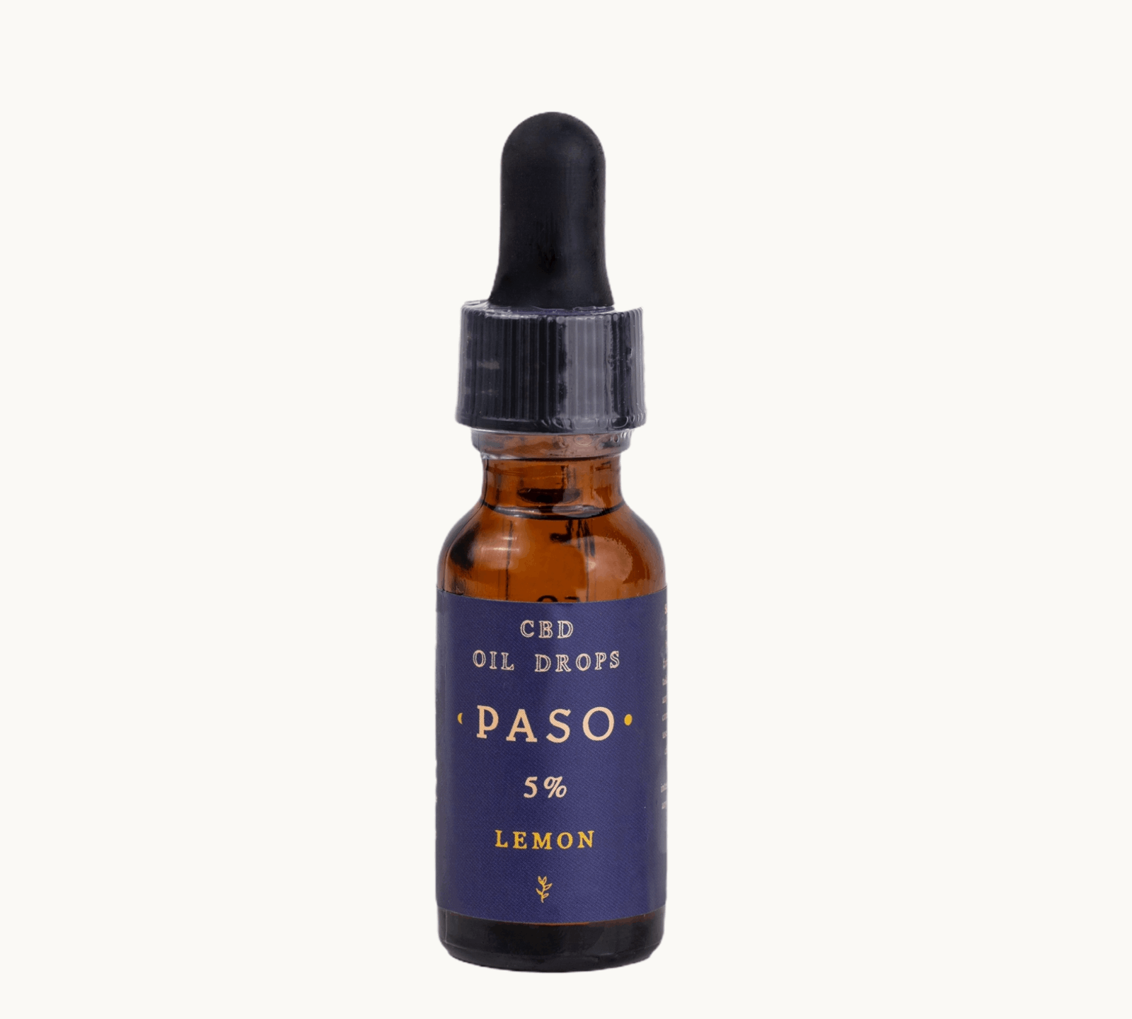 CBD OIL DROPS / 750mg (5%) / LEMON