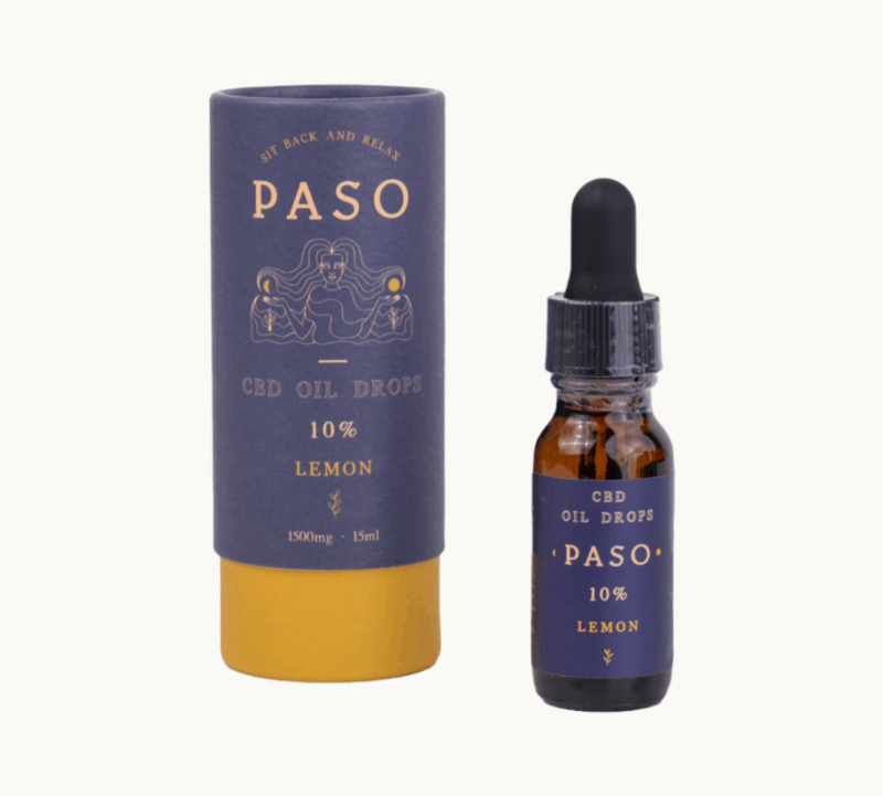 CBD OIL DROPS / 1500mg (10%) / LEMON