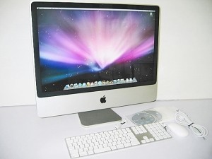 Apple iMac intel 2.8GHz 24インチ Silver (中古)
