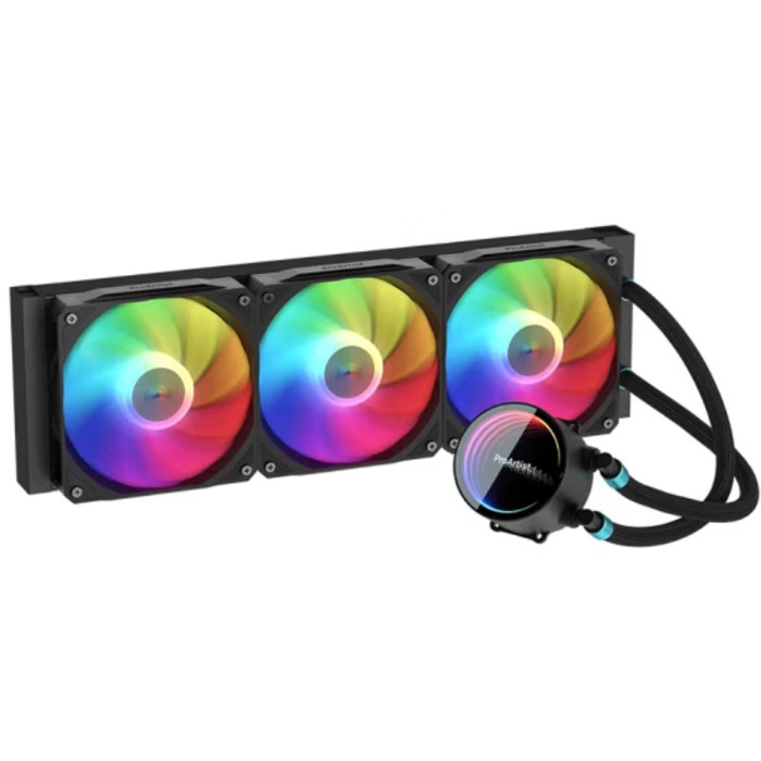 【EA5黒】CPUクーラー CPU冷却ファン 黒 簡易水冷 360mm LEDライト RGB 光る 静音 水冷ファン ARGBファン 一体型 液体冷却ラジエーター 水冷クーラーシステム Intel+A