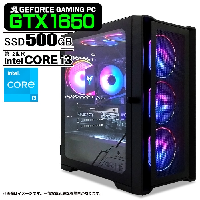 ゲーミングPC デスクトップパソコン ブラック メッシュ GeForce