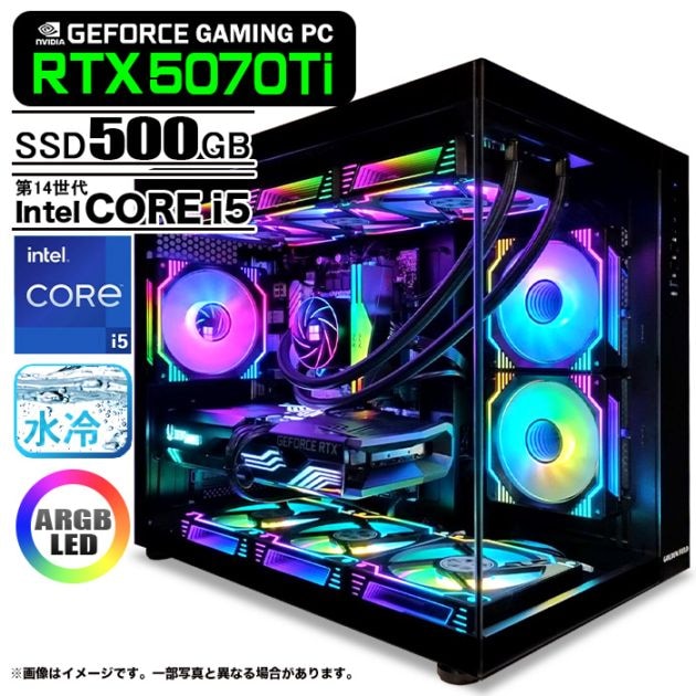 【新品】ゲーミングPC RTX5070Ti Ryzen7 1TB DS900WH Amazon.com: HOENGAGER Ocean of Stars Gaming PC - RTX 5070TI