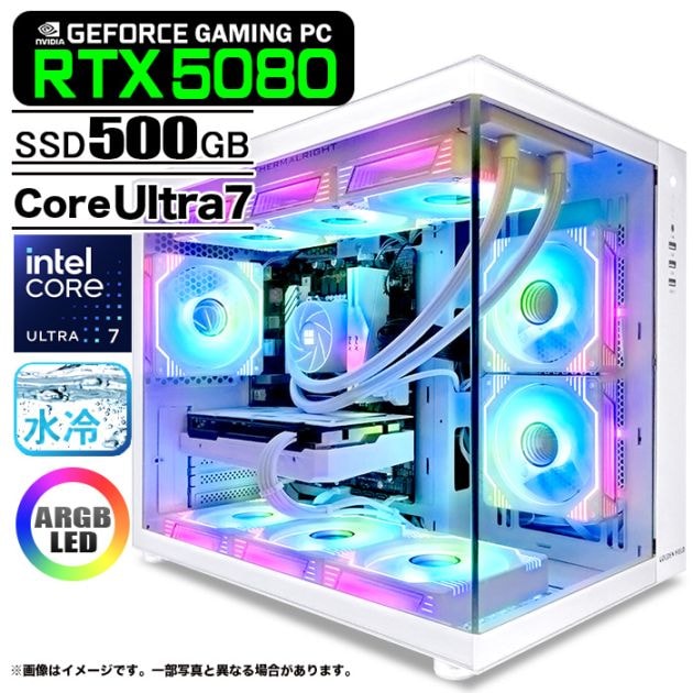 ゲーミングPC Windows11 GTX750 office デスクトップPC ゲーミングPC デスクトップパソコン GP-V3 ホワイト ピラーレス