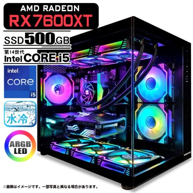 ゲーミングPC デスクトップパソコン 海景房 GMQ360 ブラック AMD