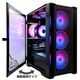 ゲーミングPC デスクトップパソコン ブラック メッシュ AMD Radeon RX7800XT AMD Ryzen9 9950X3D Windows11 NVMe M.2 SSD500GB メモリ16GB ゲーミングパソコン eスポーツ PASOUL 煌