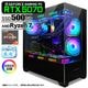 ゲーミングPC デスクトップパソコン GP-V3 ブラック ピラーレス GeForce RTX5070 AMD Ryzen7 7800X3D Windows11 NVMe M.2 SSD500GB メモリ32GB CPU水冷ファン ゲーミングパソコン eスポーツ PASOUL 極