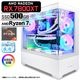 ゲーミングPC デスクトップパソコン GP-V3 ホワイト ピラーレス AMD Radeon RX7800XT AMD Ryzen7 5700X Windows11 NVMe M.2 SSD500GB メモリ16GB CPU水冷ファン ゲーミングパソコン eスポーツ PASOUL 極