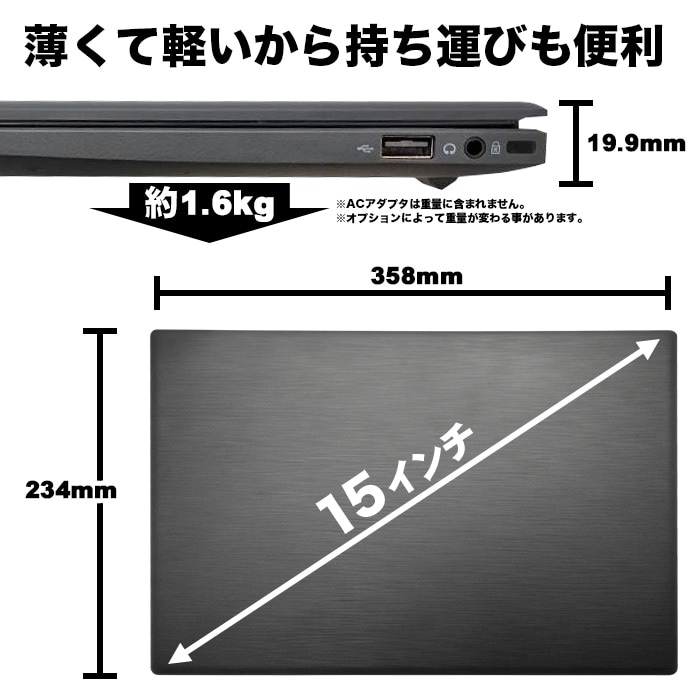 ノートパソコン PASOUL NC15J [ホワイト] 15.6インチワイド Windows11