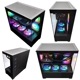 ゲーミングPC デスクトップパソコン GP-V3 ブラック ピラーレス AMD Radeon RX7800XT AMD Ryzen7 5700X Windows11 NVMe M.2 SSD500GB メモリ16GB CPU水冷ファン ゲーミングパソコン eスポーツ PASOUL 極