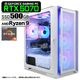ゲーミングPC デスクトップパソコン ホワイト メッシュ GeForce RTX5070 AMD Ryzen9 9950X3D Windows11 NVMe M.2 SSD500GB メモリ16GB ゲーミングパソコン eスポーツ PASOUL 煌