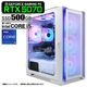 ゲーミングPC デスクトップパソコン ホワイト メッシュ GeForce RTX5070 第14世代 Intel Corei5 14400F Windows11 NVMe M.2 SSD500GB メモリ16GB ゲーミングパソコン eスポーツ PASOUL 煌