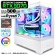 ゲーミングPC デスクトップパソコン GP-V3 ホワイト ピラーレス GeForce RTX5070 AMD Ryzen7 5700X Windows11 NVMe M.2 SSD500GB メモリ16GB CPU水冷ファン ゲーミングパソコン eスポーツ PASOUL 極
