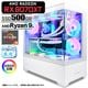 ゲーミングPC デスクトップパソコン GP-V3 ホワイト ピラーレス AMD Radeon RX9070XT AMD Ryzen9 9950X3D Windows11 NVMe M.2 SSD500GB メモリ32GB CPU水冷ファン ゲーミングパソコン eスポーツ PASOUL 極