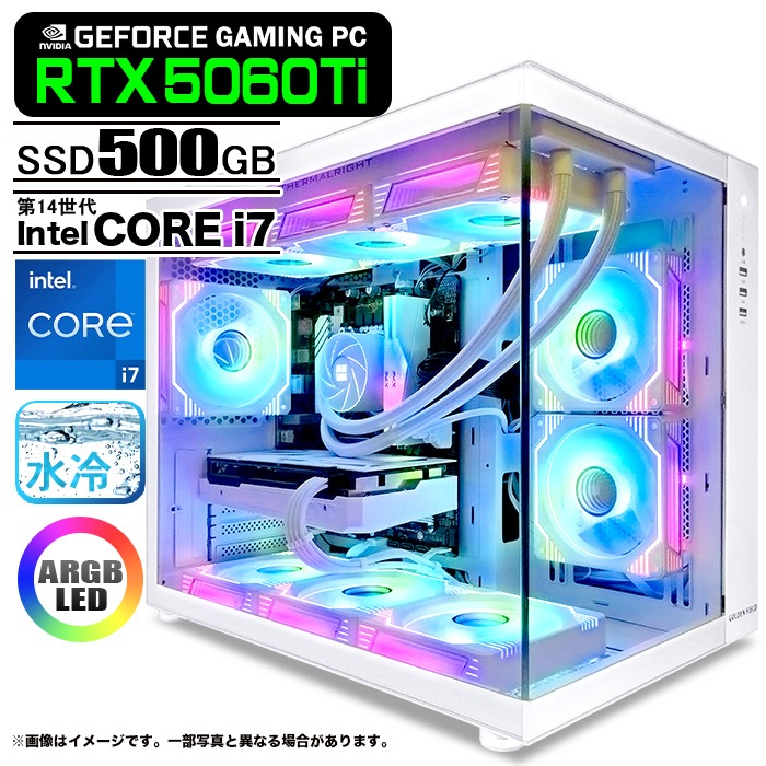 ゲーミングPC デスクトップパソコン 海景房 GMQ360 ホワイト GeForce